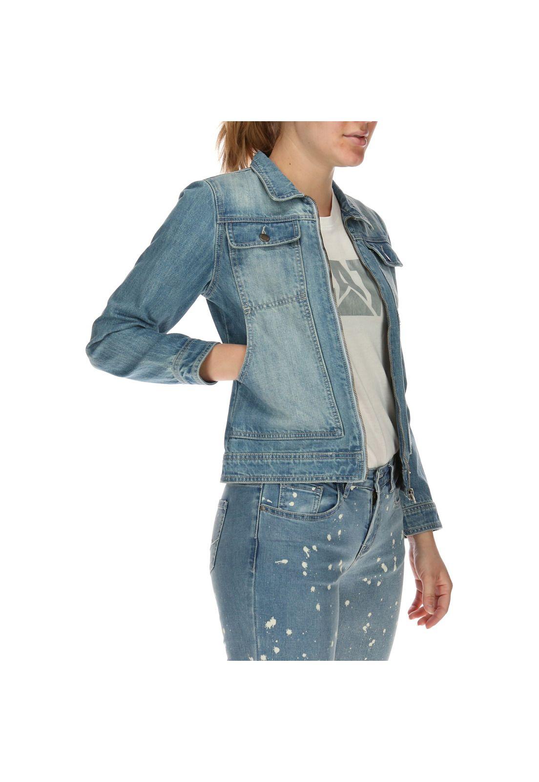 Chaqueta Mujer Jessie Denim Azul-1