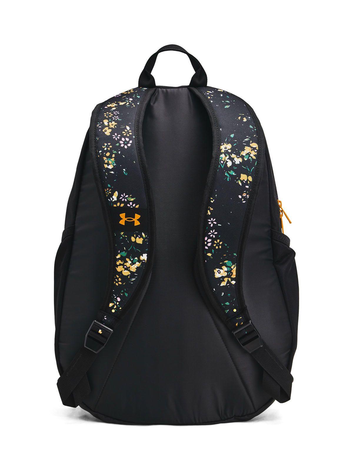 Mochila deportiva UA Hustle Print Negro-1