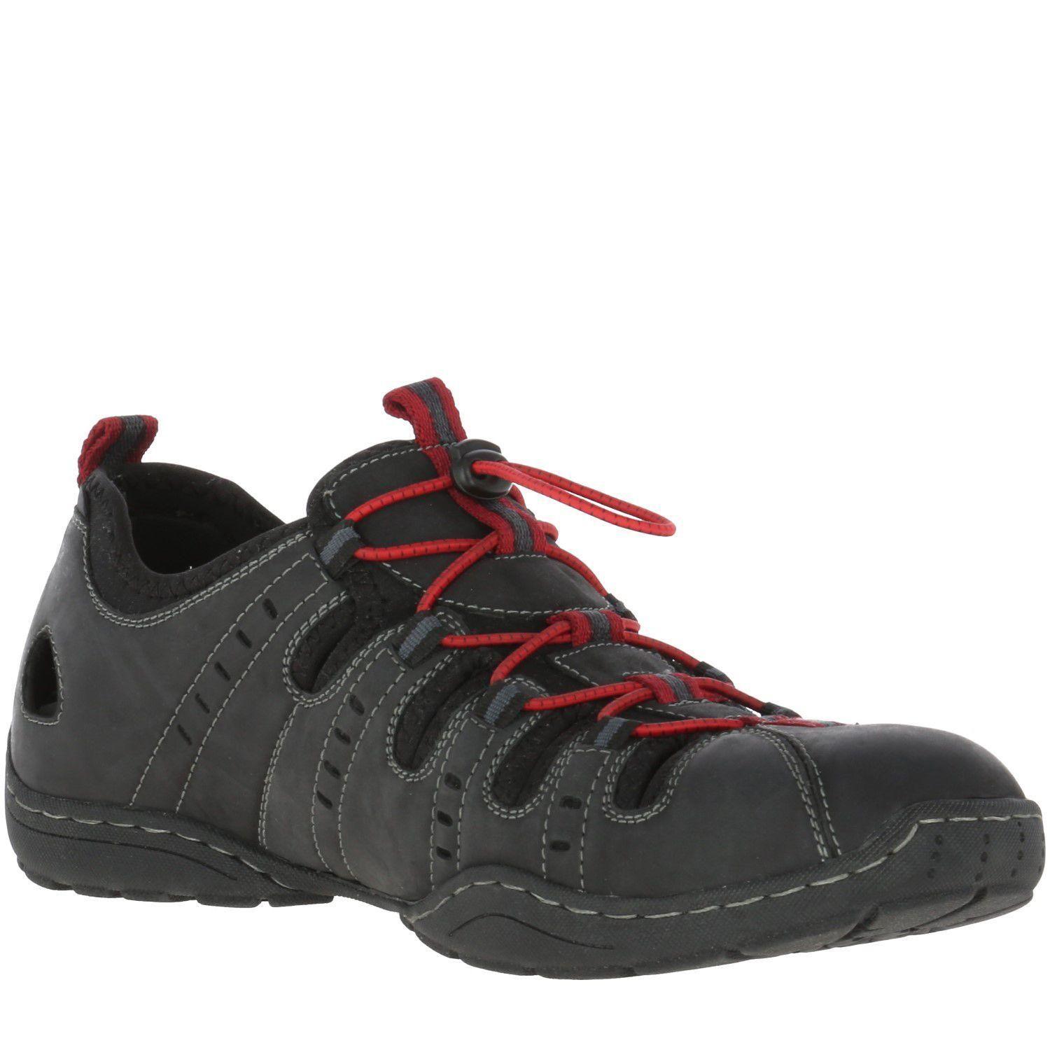 Sandalia Cuero Hp Racer Gris-0