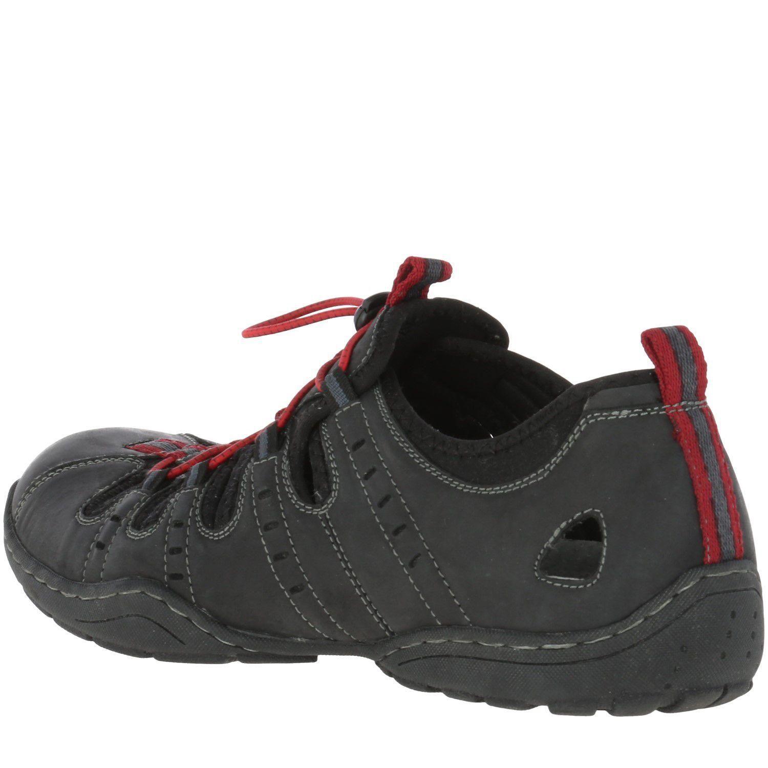 Sandalia Cuero Hp Racer Gris-4