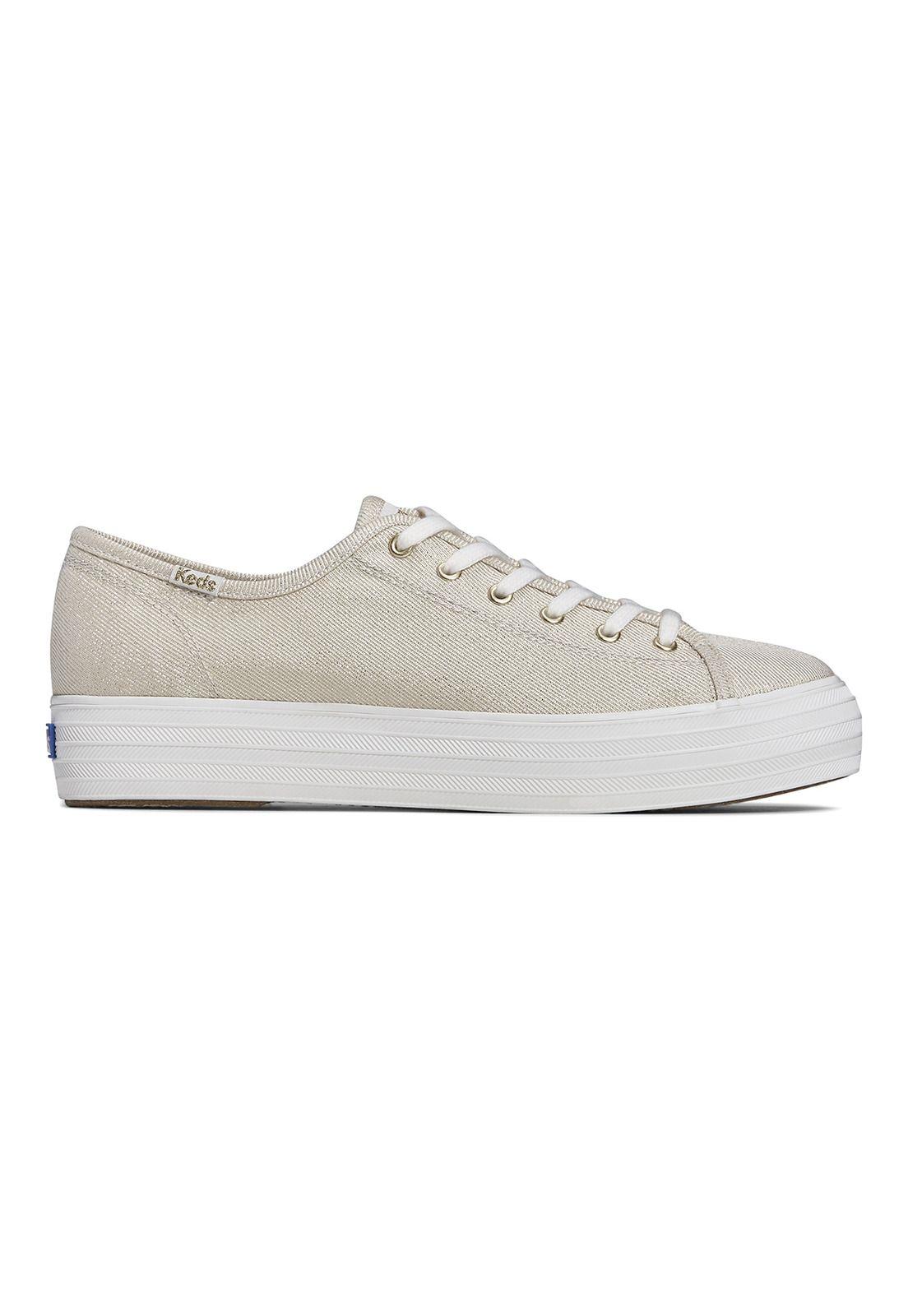 Zapatilla Mujer Triple Kick Metallic Dorada-0