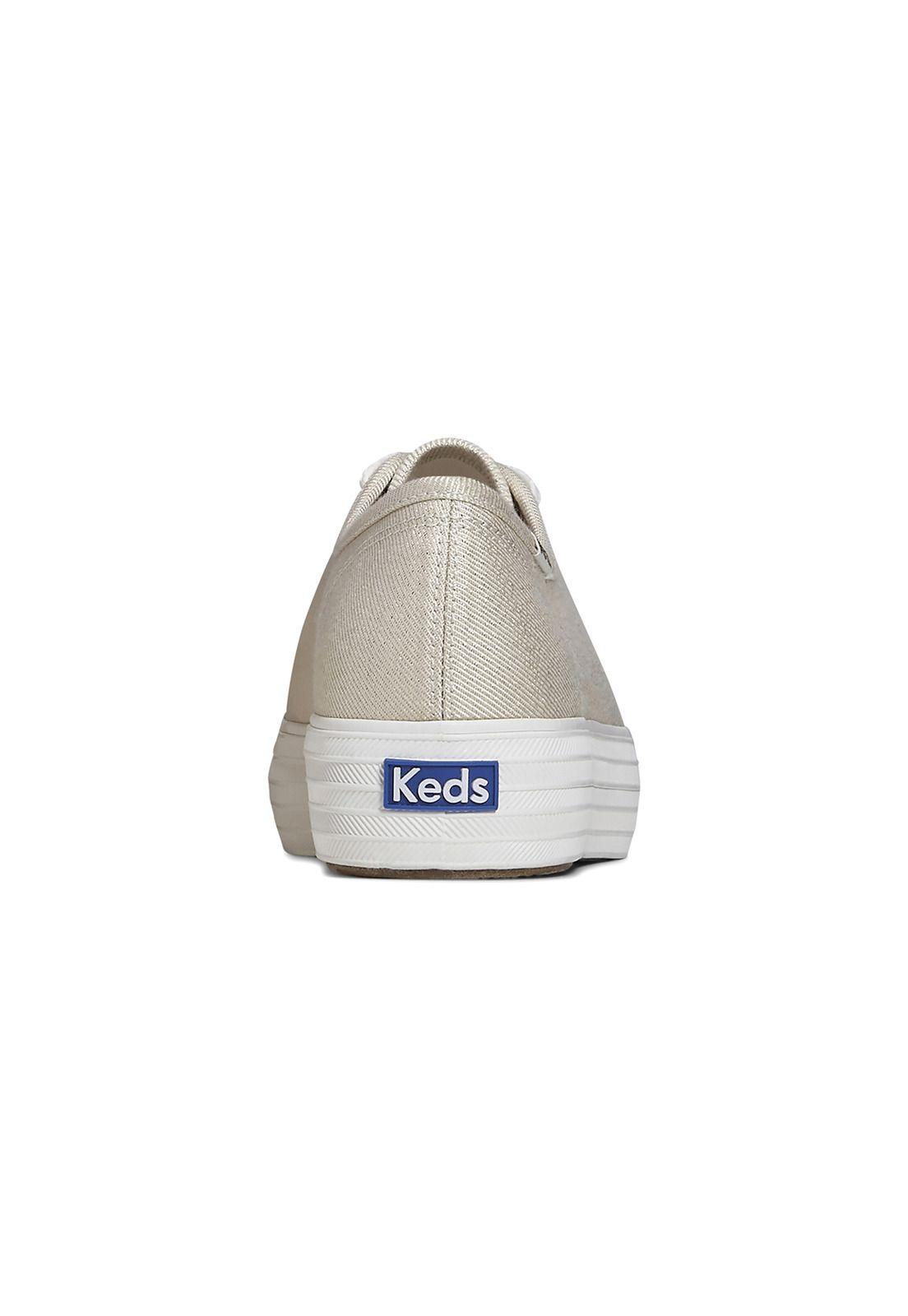 Zapatilla Mujer Triple Kick Metallic Dorada-6