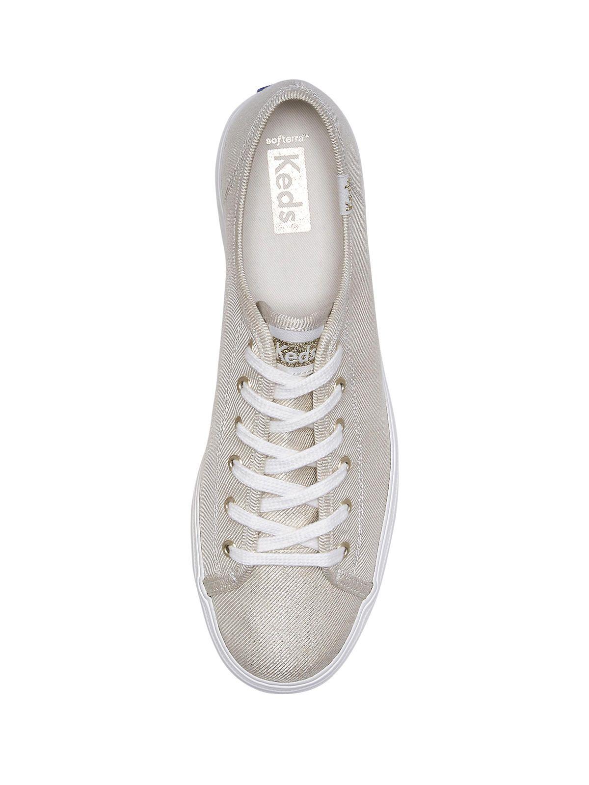 Zapatilla Mujer Triple Kick Metallic Dorada-4