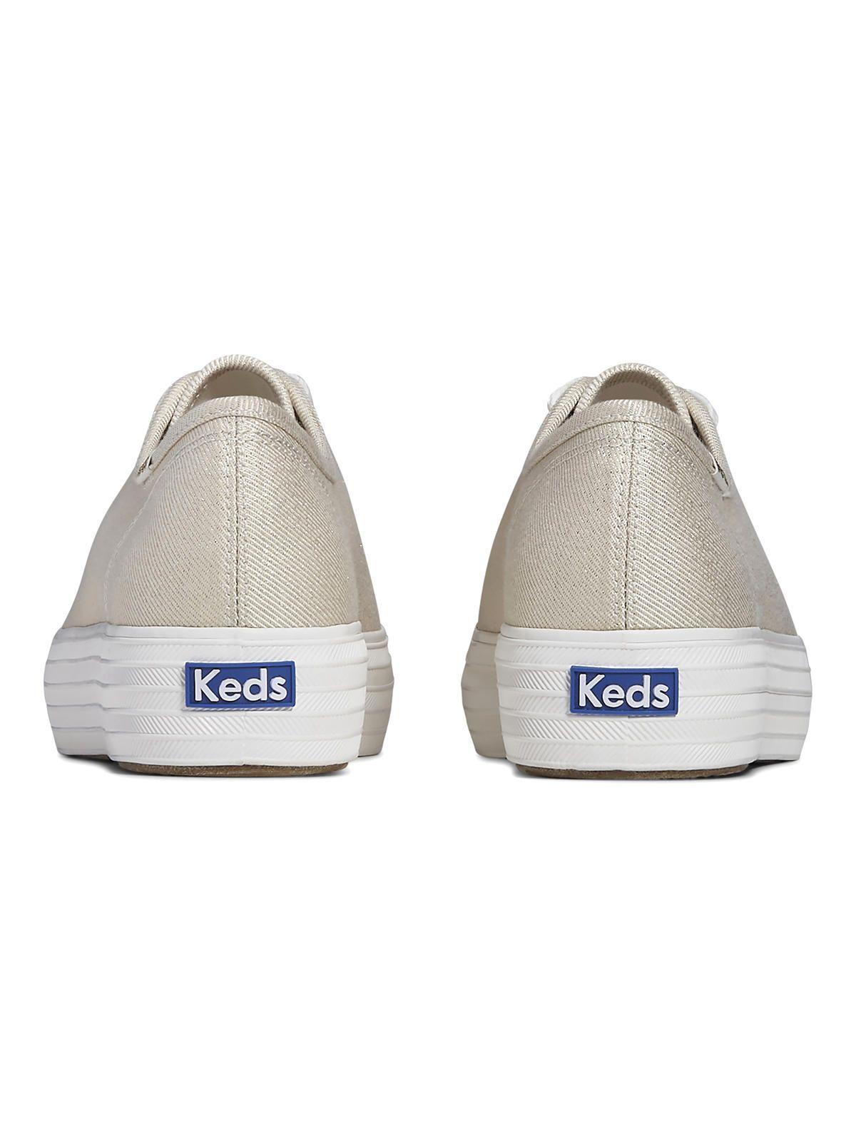 Zapatilla Mujer Triple Kick Metallic Dorada-5