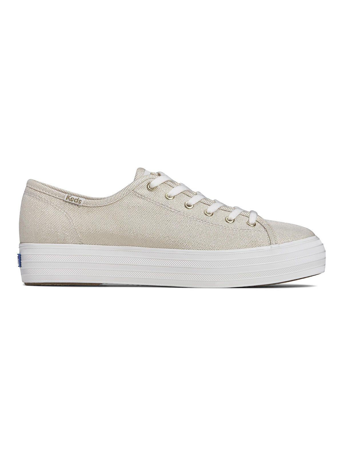 Zapatilla Mujer Triple Kick Metallic Dorada-0