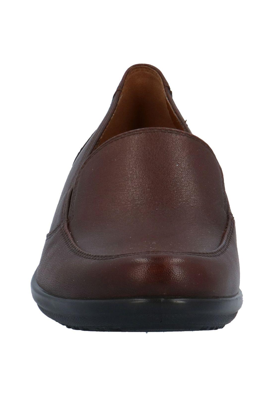 Slip On Cuero Mujer Kala Slip On Café-2
