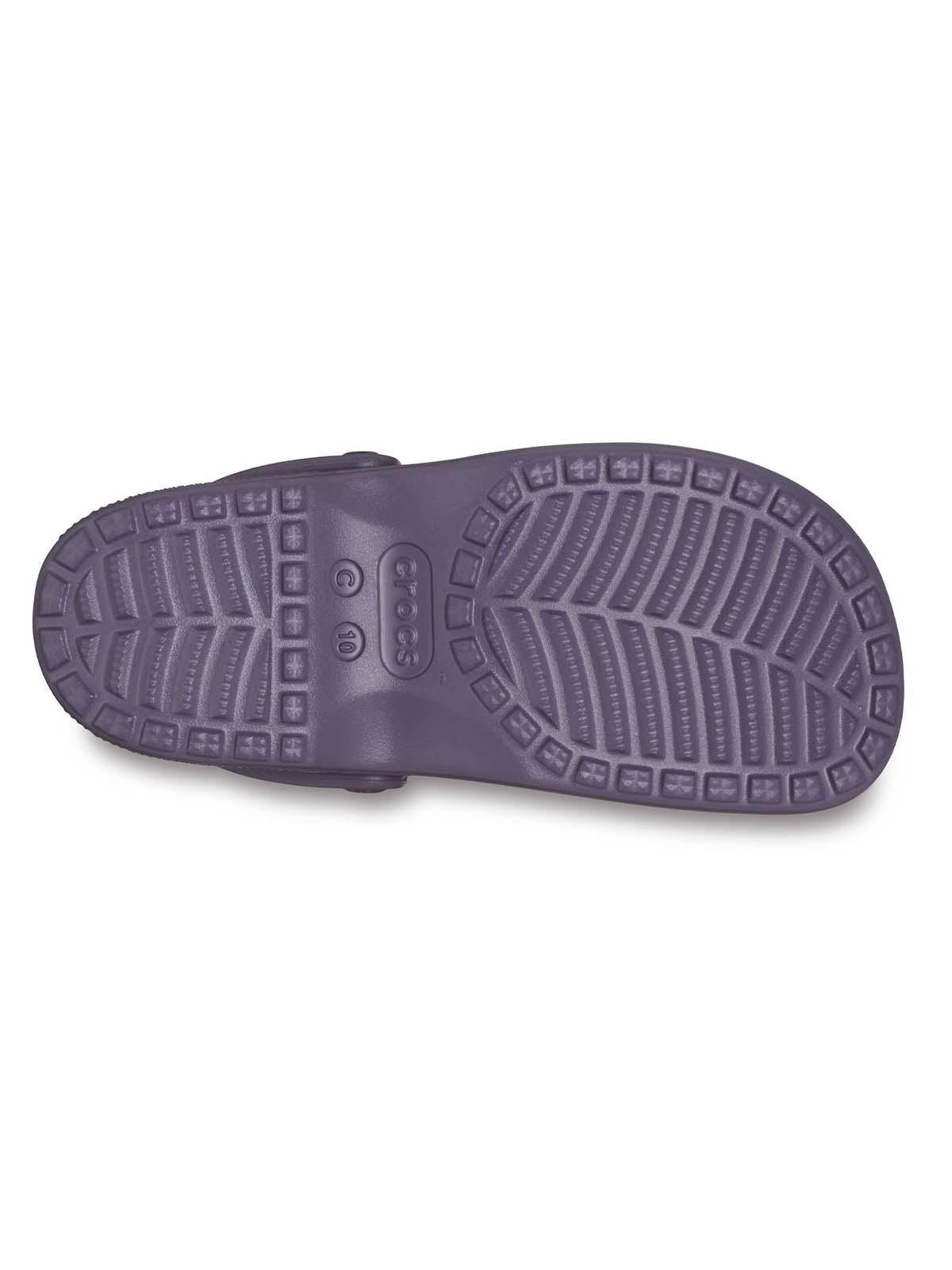 Zueco Crocs Niña Pequeña Mary Jane T Morado Oscuro-5