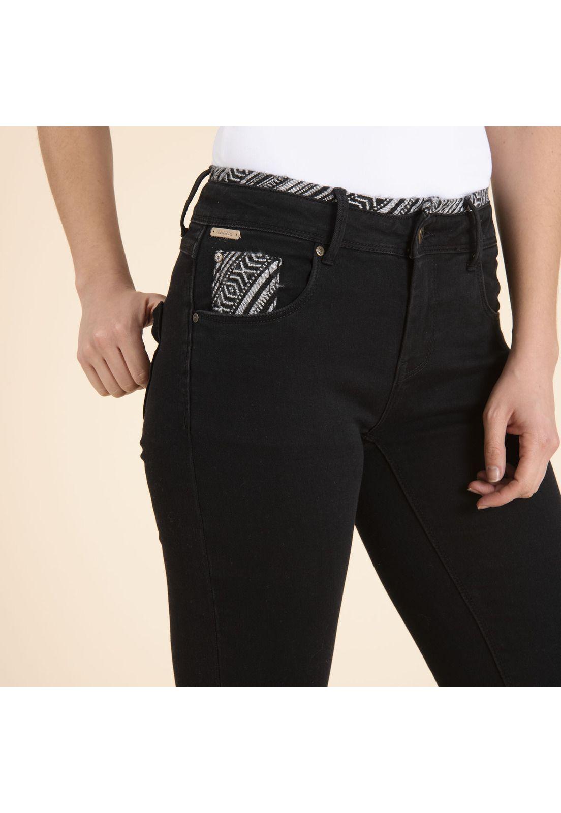 Jeans Mujer Olivia Negro-3