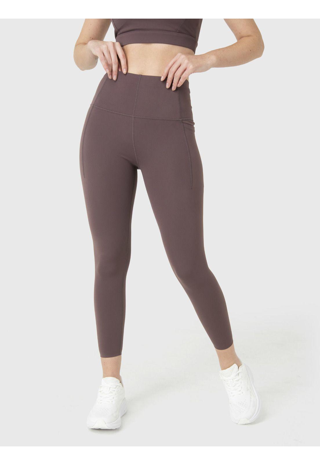 Calza Deportiva Mujer Ankle Diana Café-0