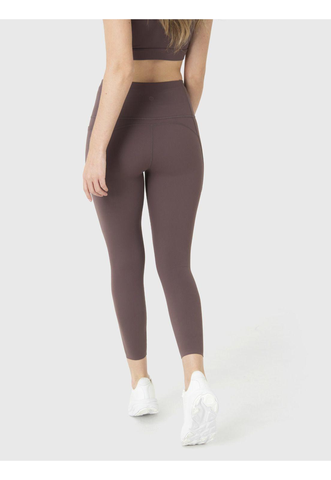 Calza Deportiva Mujer Ankle Diana Café-3