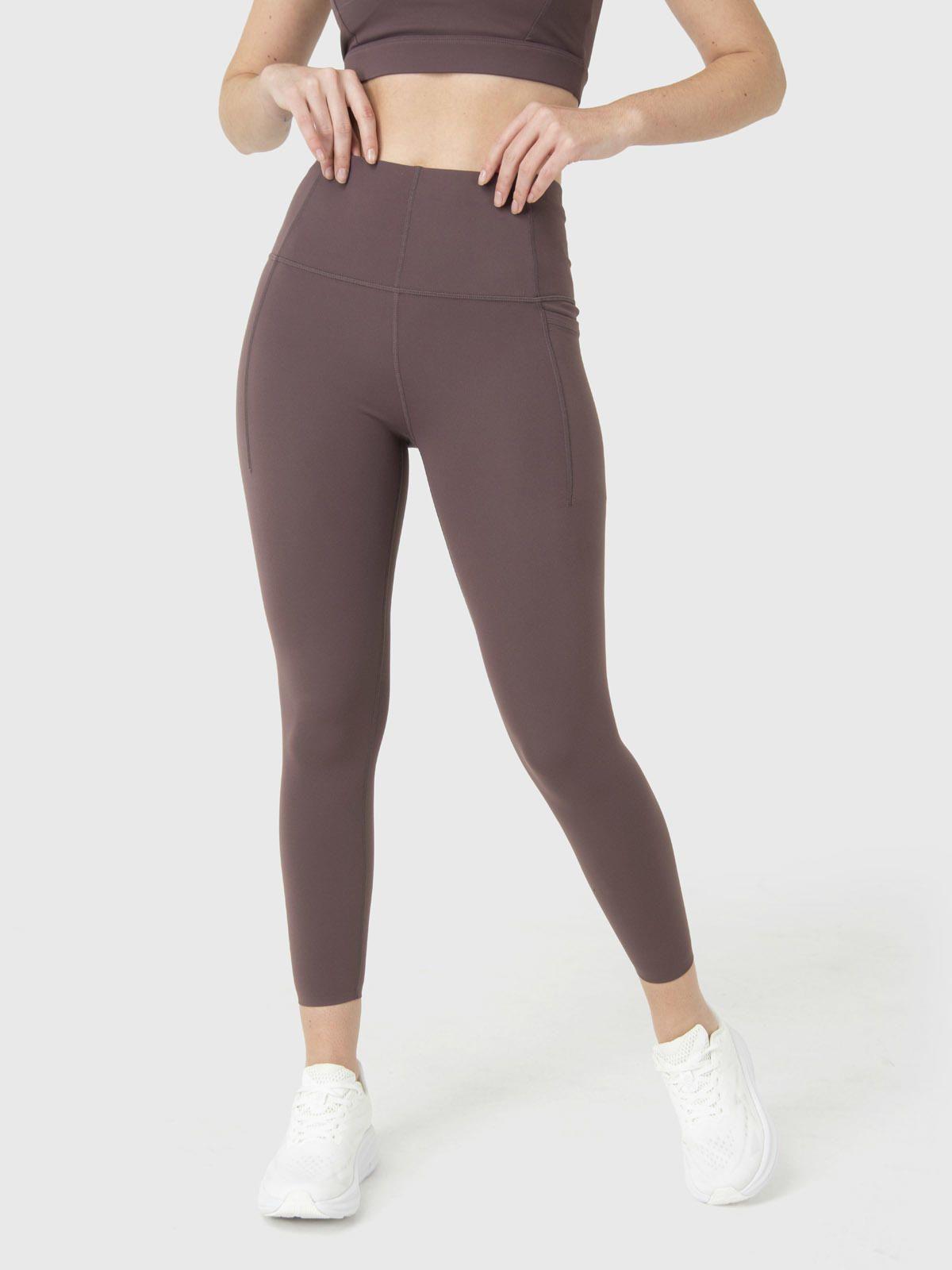 Calza Deportiva Mujer Ankle Diana Café-0