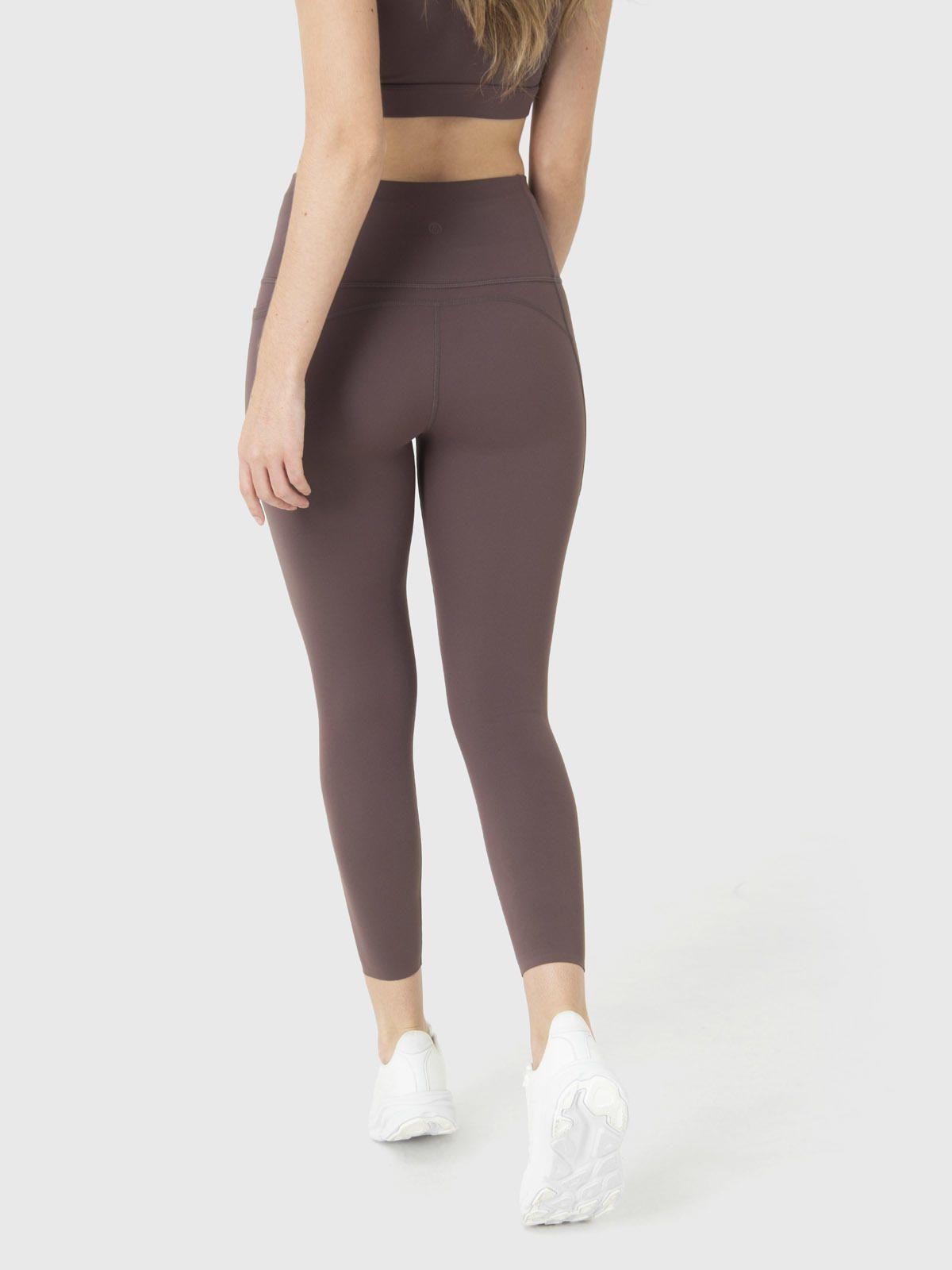 Calza Deportiva Mujer Ankle Diana Café-3