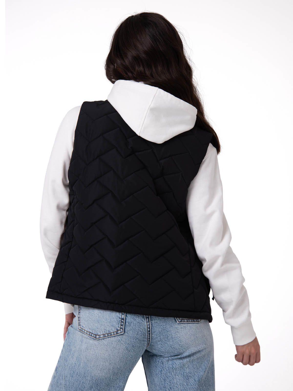 Parka Sin Mangas Mujer Mediumweight Negro-1