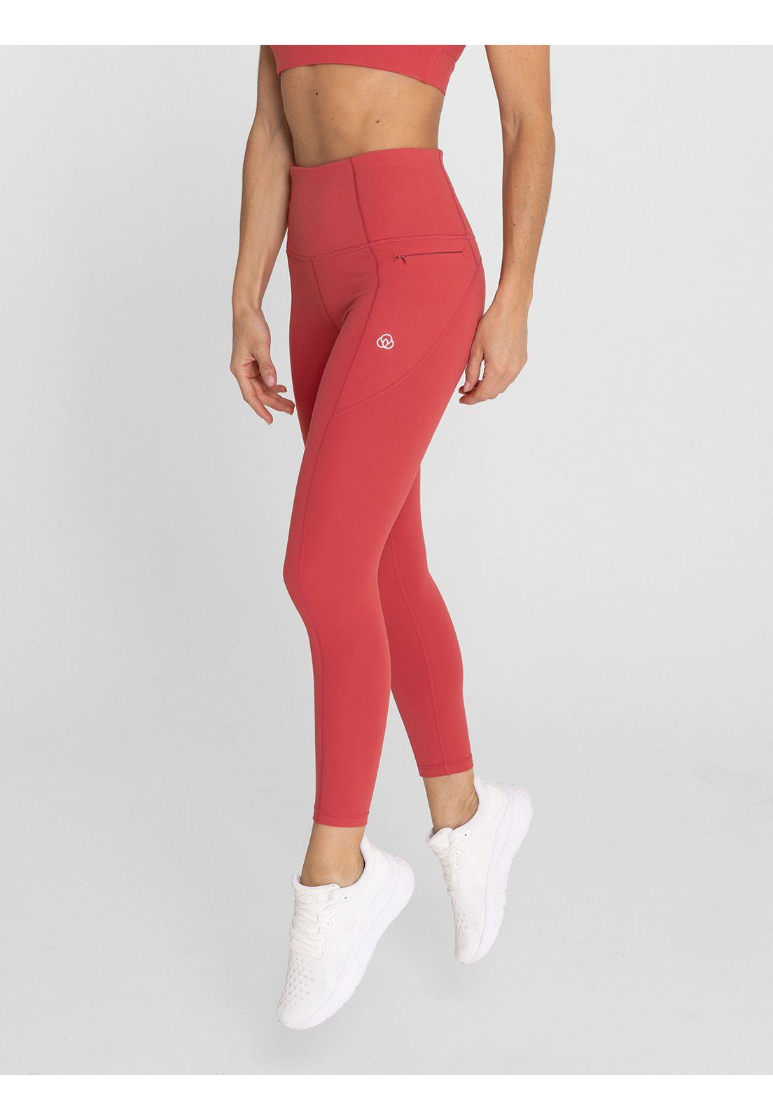 Calza 7/8 Mujer Ankle Uma Rojo-0