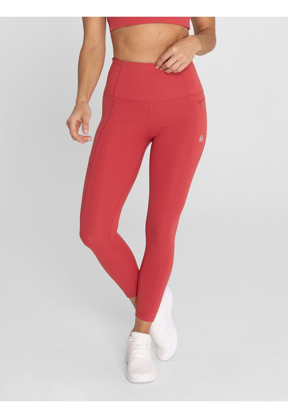 Calza 7/8 Mujer Ankle Uma Rojo-3