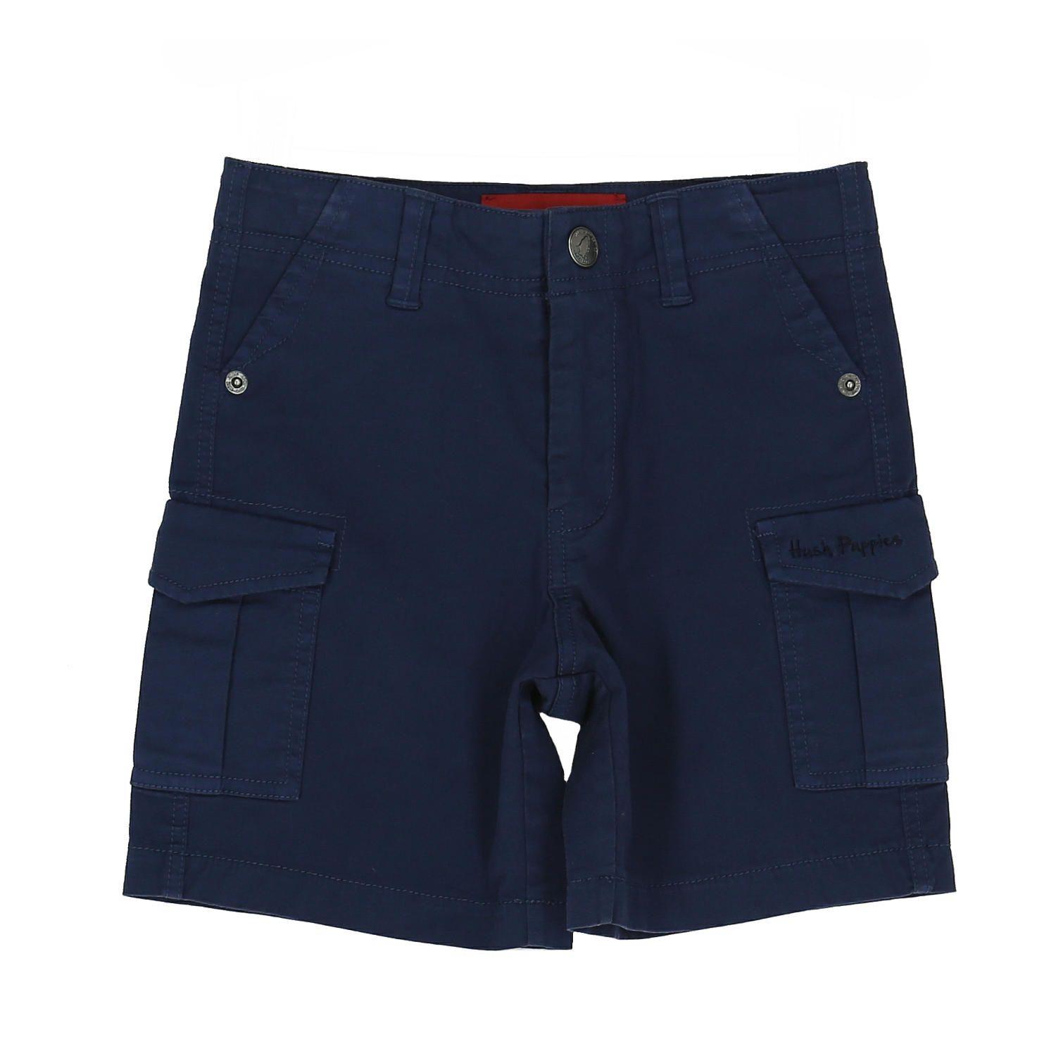 Short Niño Cargo Azul-0