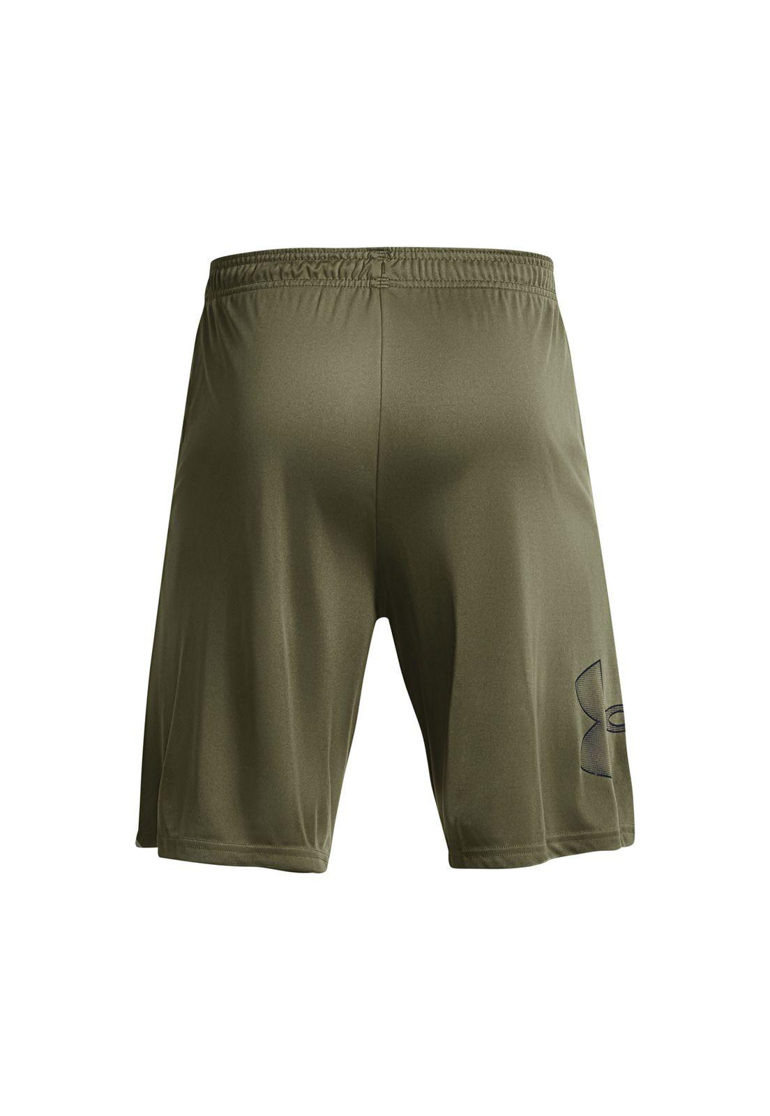 Shorts UA Tech™ Graphic para hombre Verde-1