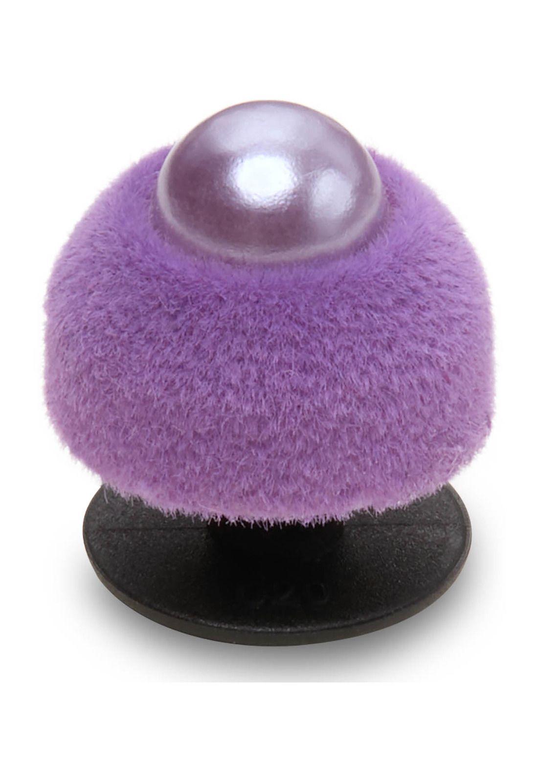 Jibbitz Perla Morada Terciopelo SMT Morado-2