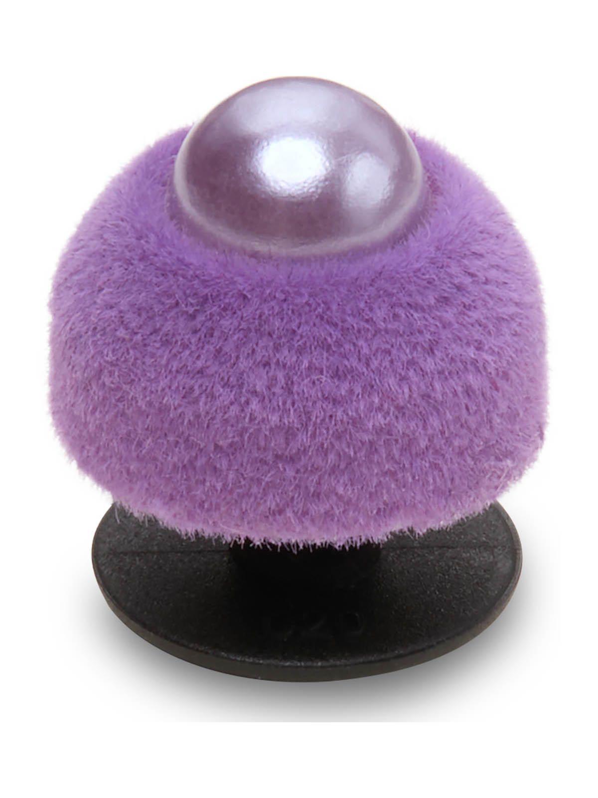Jibbitz Perla Morada Terciopelo SMT Morado-2