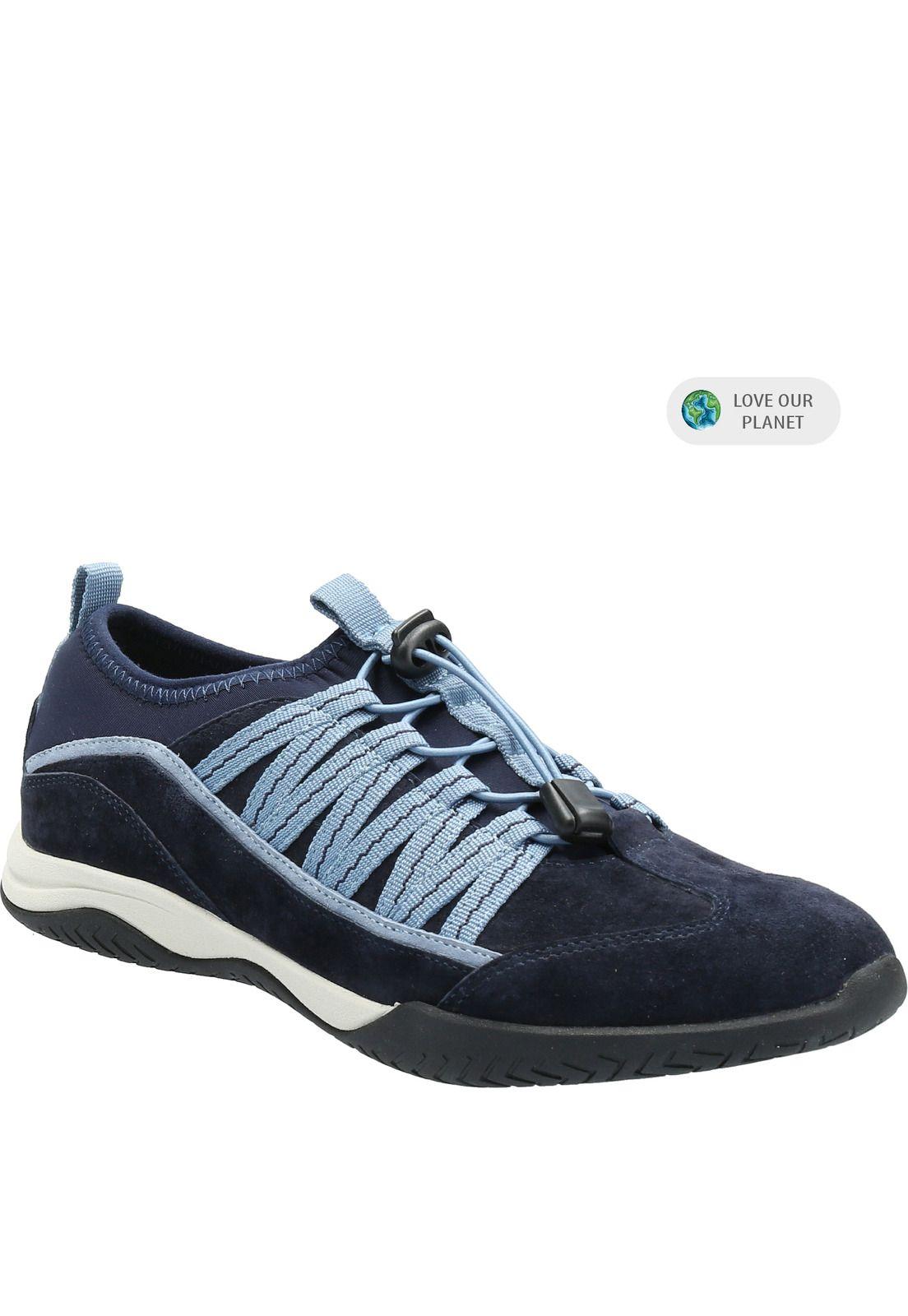 Zapatilla Cuero Mujer Dungar Azul-0