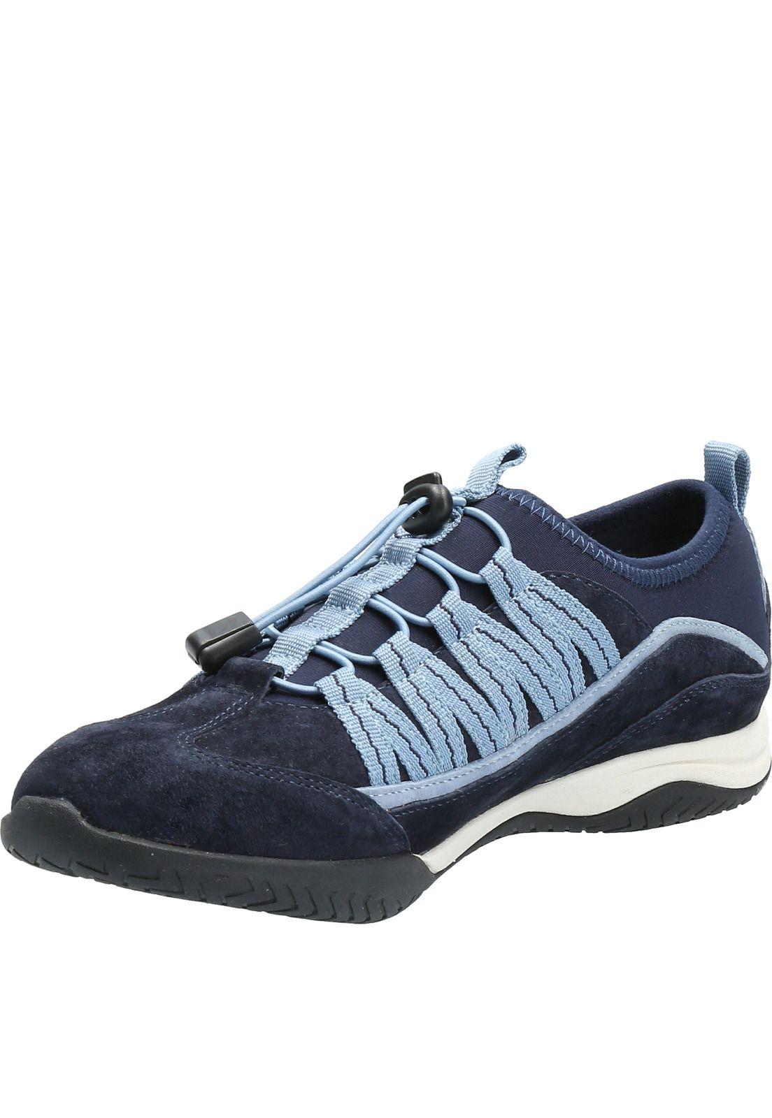 Zapatilla Cuero Mujer Dungar Azul-3