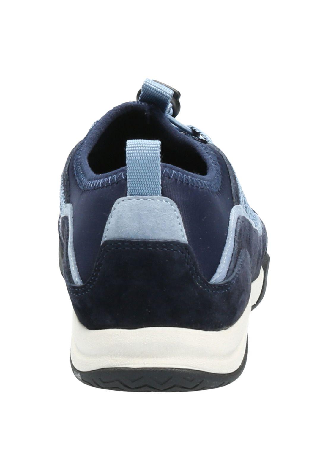 Zapatilla Cuero Mujer Dungar Azul-5