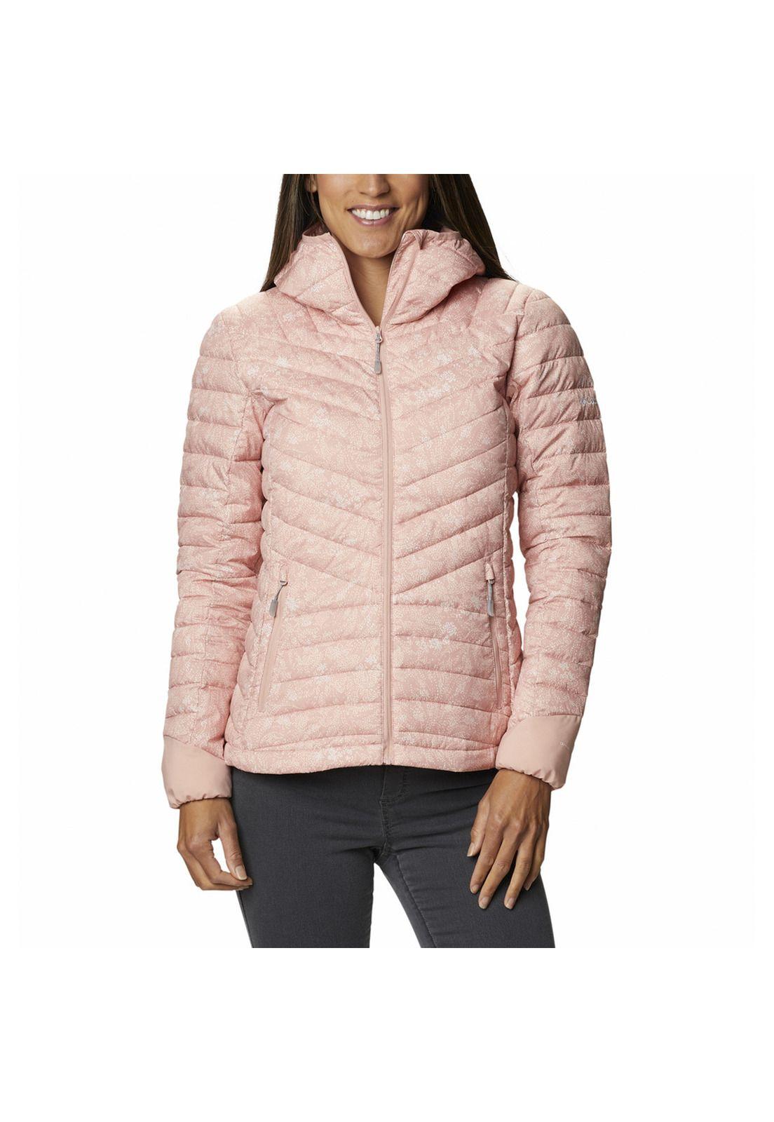Parka Mujer Windgates Hooded Jkt Rosado-0