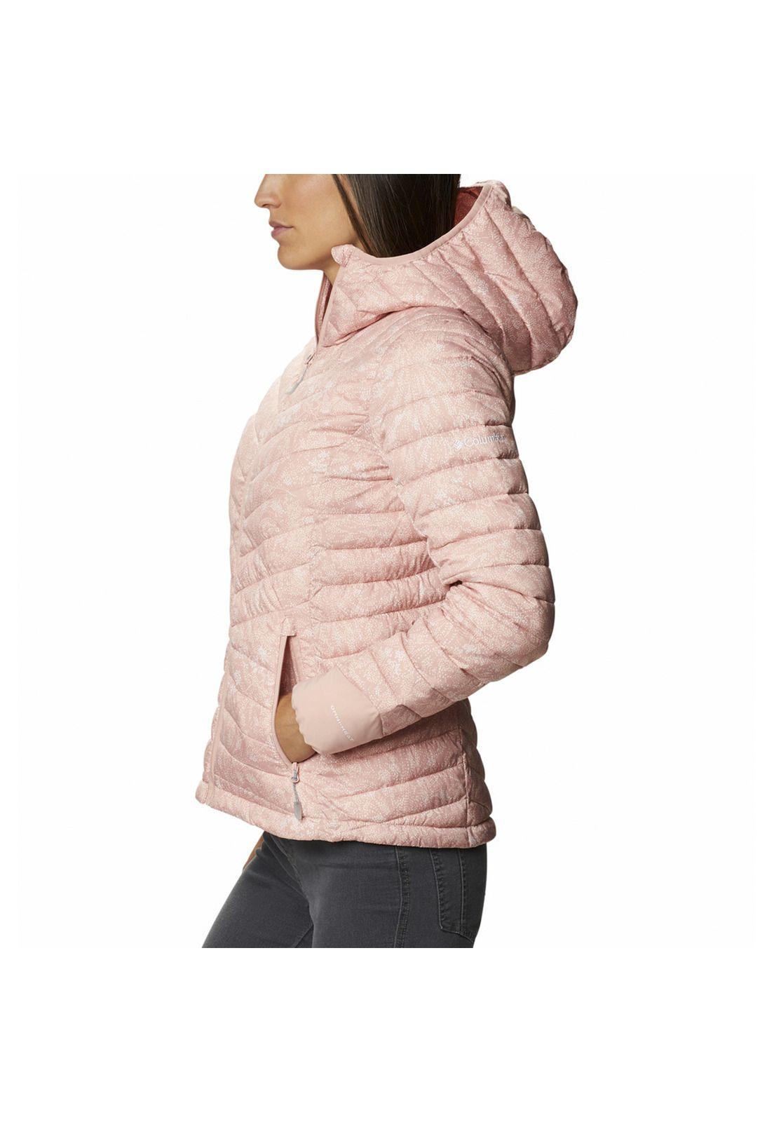 Parka Mujer Windgates Hooded Jkt Rosado-1