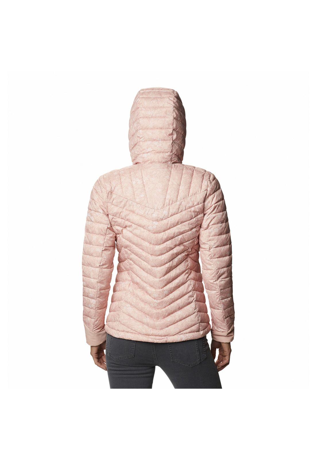 Parka Mujer Windgates Hooded Jkt Rosado-3
