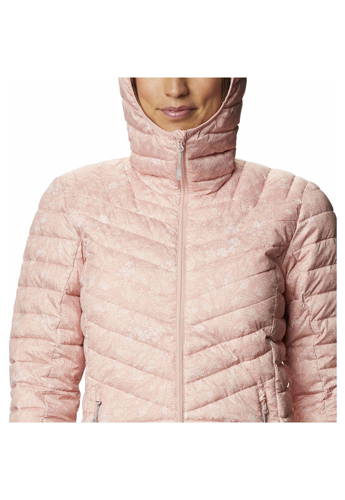 Parka Mujer Windgates Hooded Jkt Rosado-4