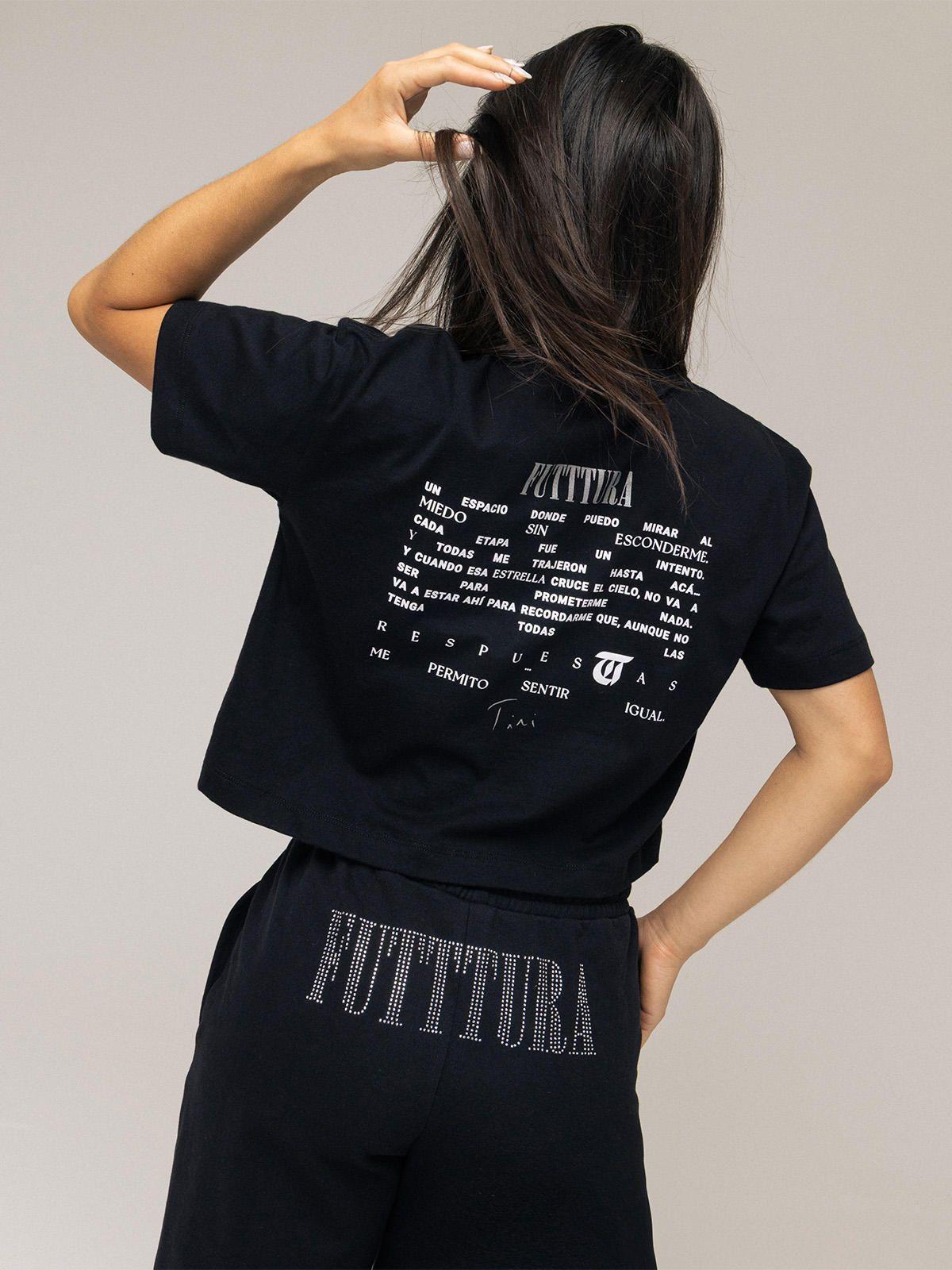 Pantalón Terry TINI Unisex Negro - FUTTTURA-4