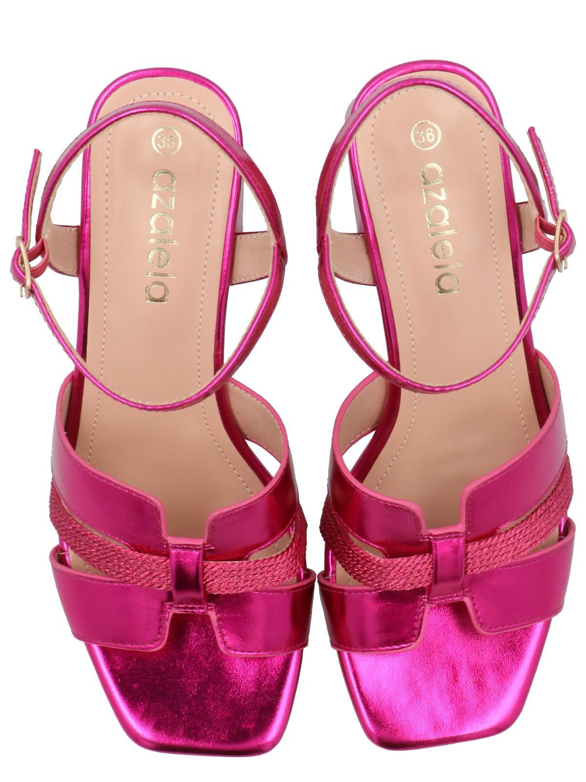 Sandalia Mujer Celia Fucsia -6