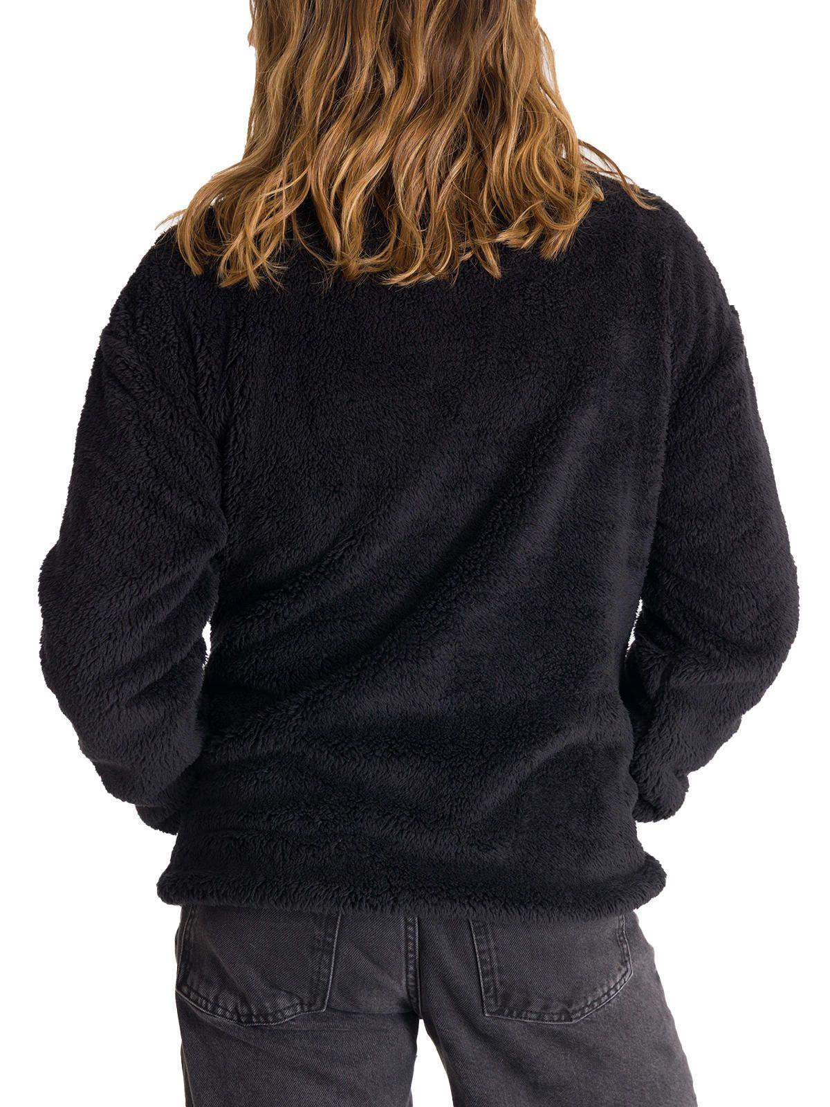 Polar Mujer Shaggy Half Negro-3