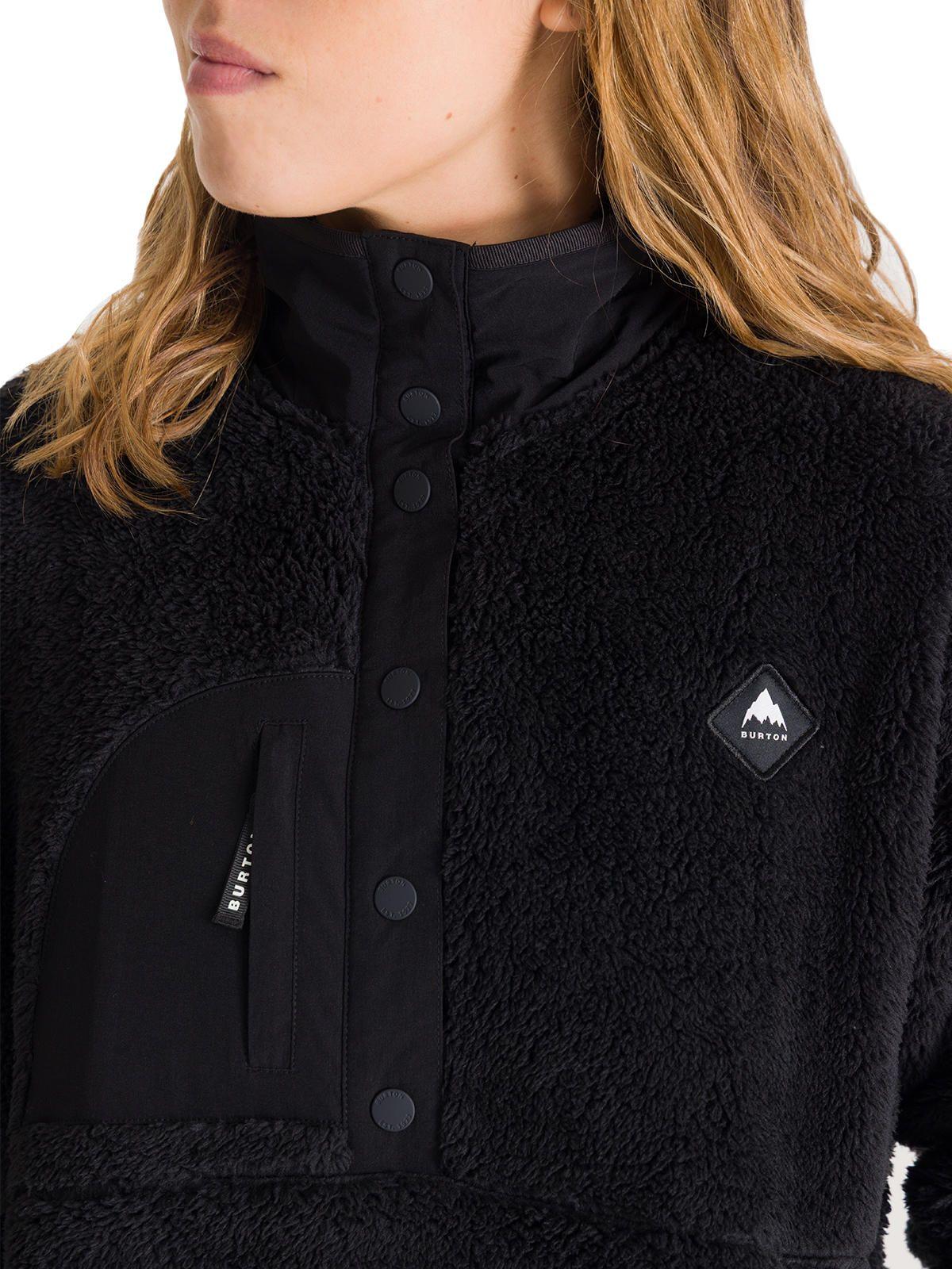 Polar Mujer Shaggy Half Negro-4