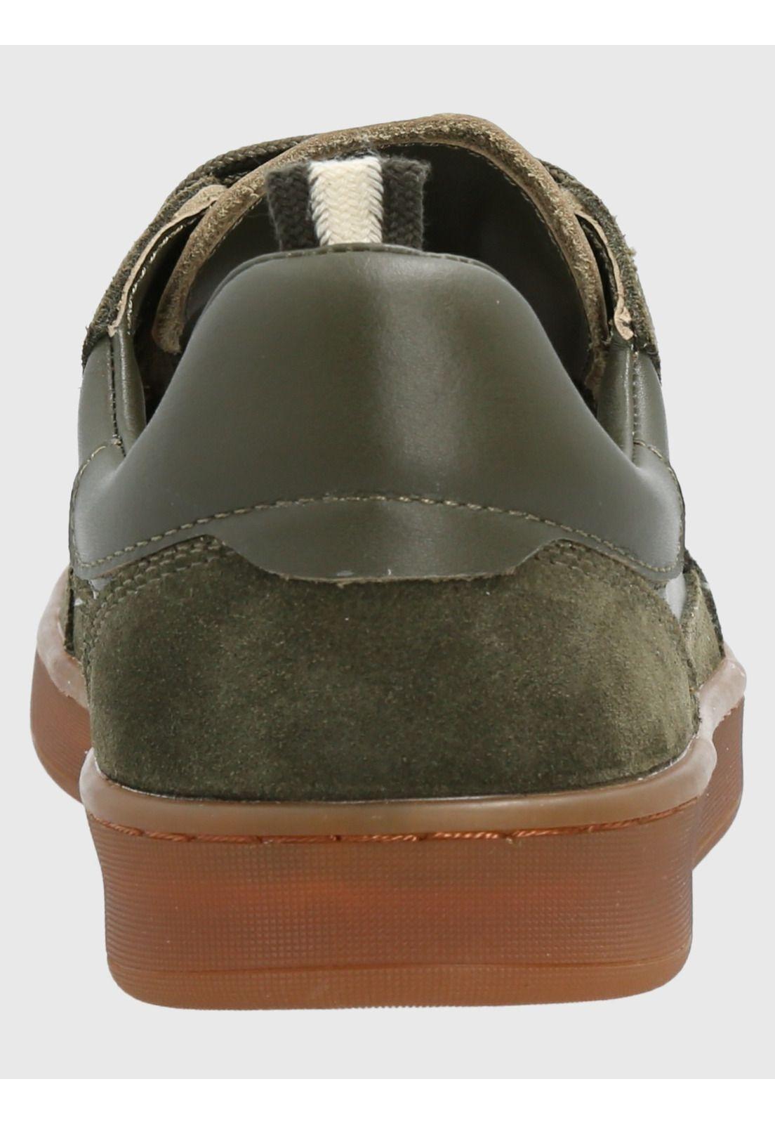 Zapatilla Cuero Mujer Dallas Verde-6