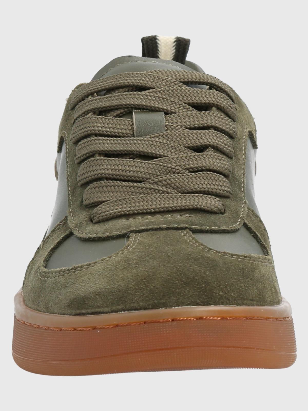 Zapatilla Cuero Mujer Dallas Verde-3