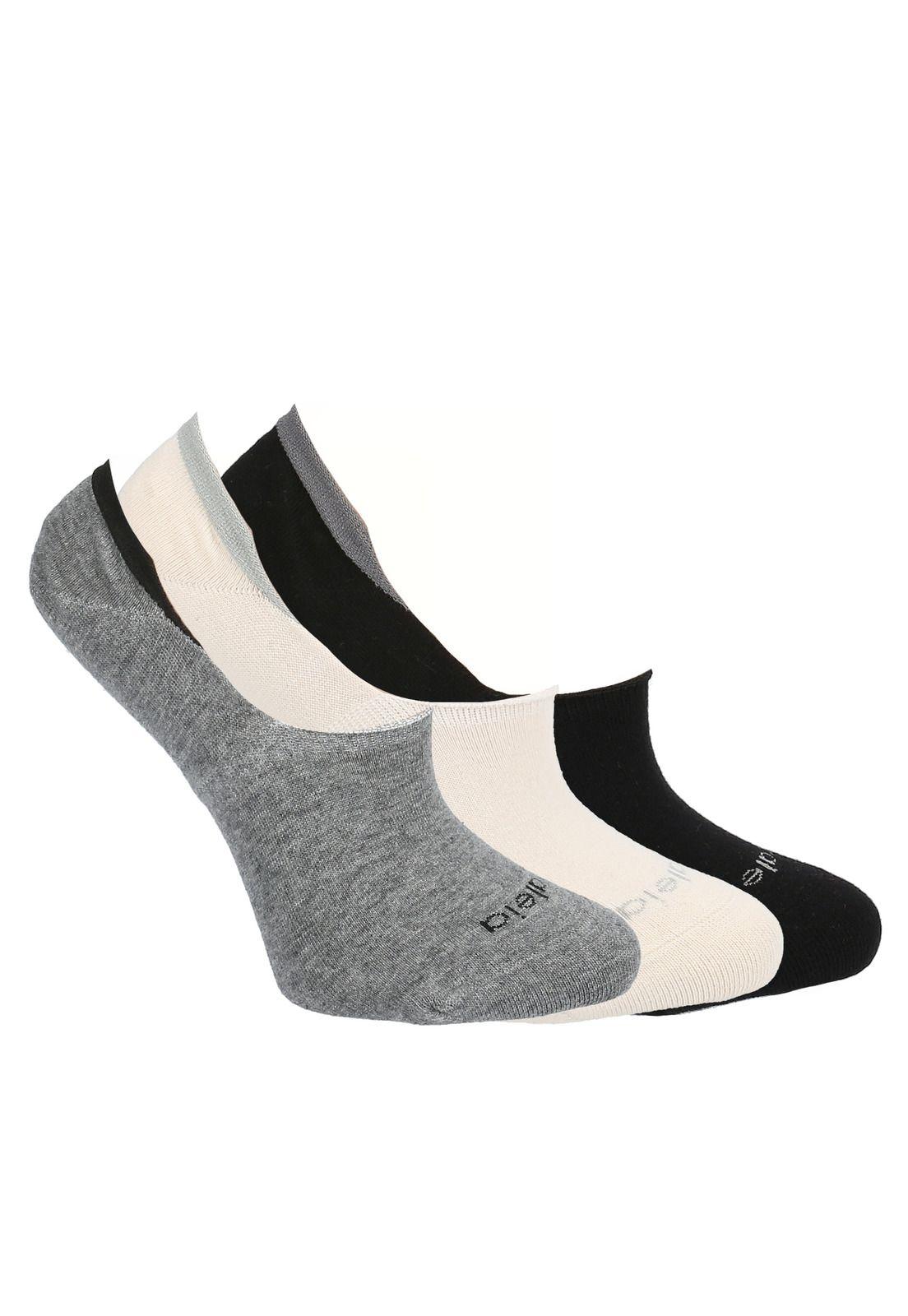 Pack 3 Calcetines Mujer Inv Plain Multicolor-0