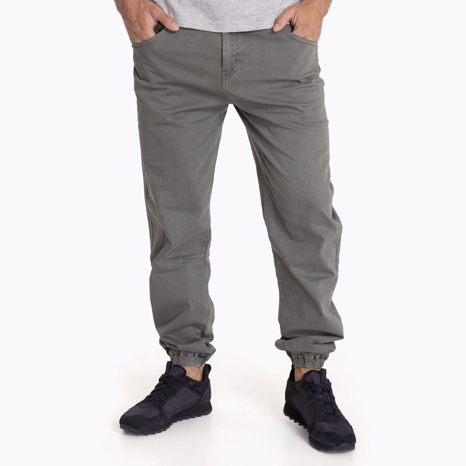 Pantalon Hombre Cotton Jogger Plomo-0