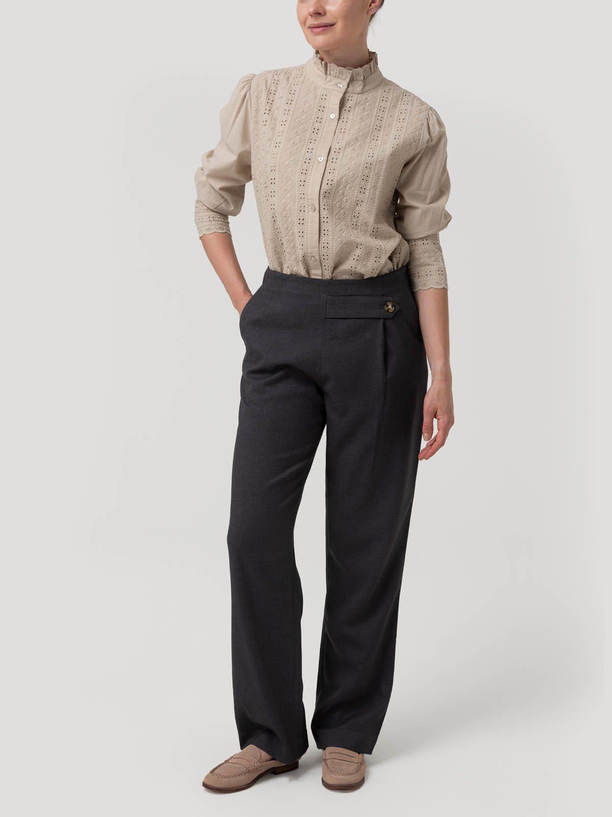 Pantalón Poliéster Reci Mujer Hornacal Gris-8