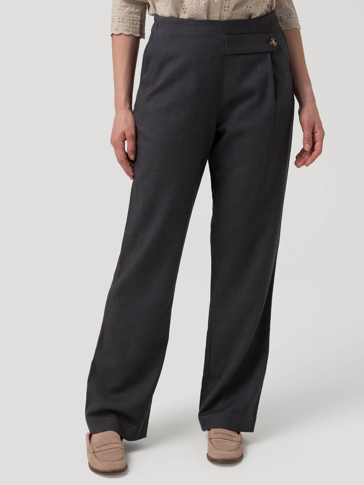 Pantalón Poliéster Reci Mujer Hornacal Gris-4