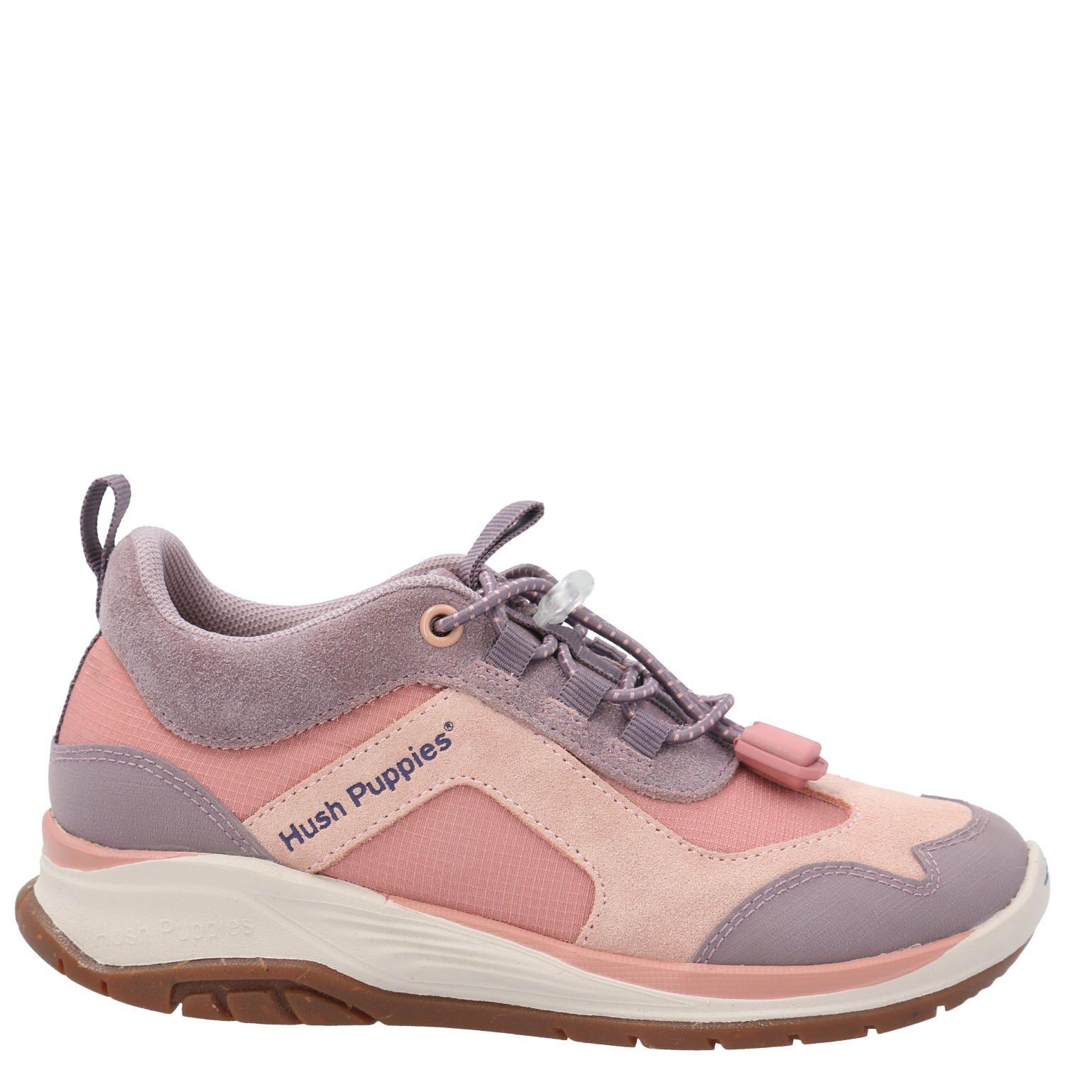 Zapatilla Cuero Niña Fastland Rosado-1