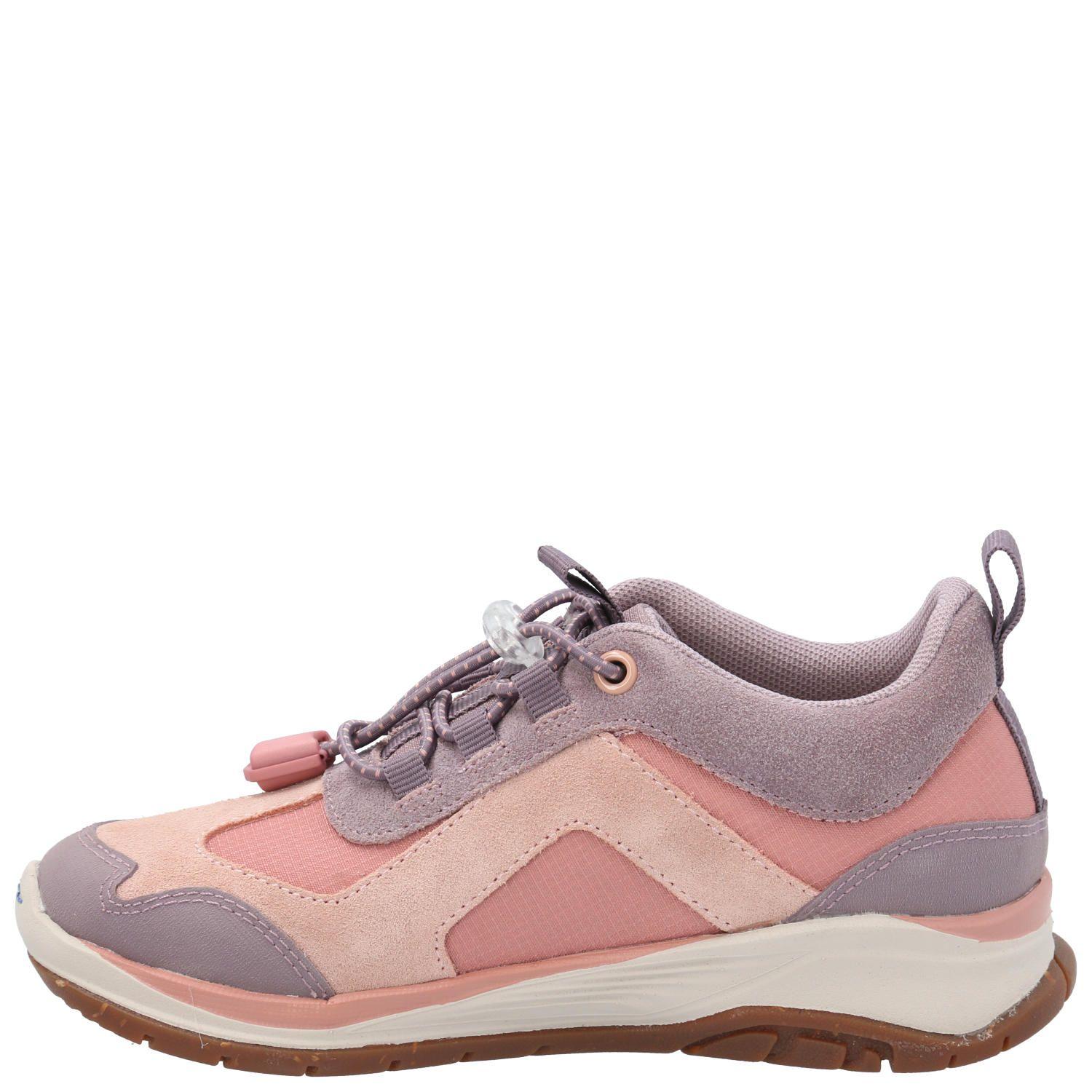 Zapatilla Cuero Niña Fastland Rosado-5