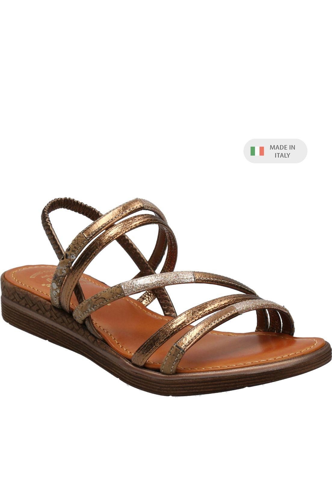 Sandalia Mujer Vesuvio Café-0