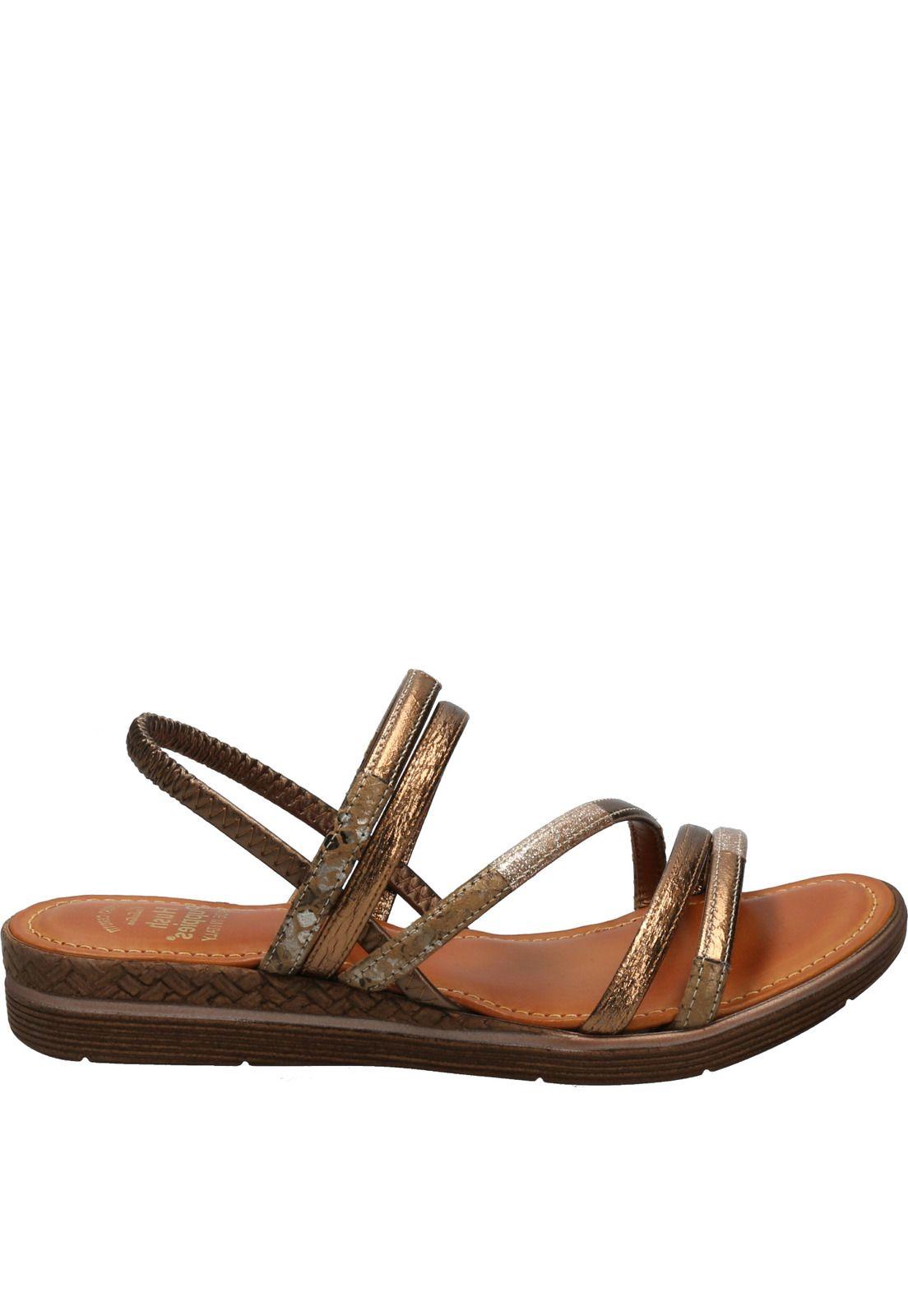 Sandalia Mujer Vesuvio Café-1