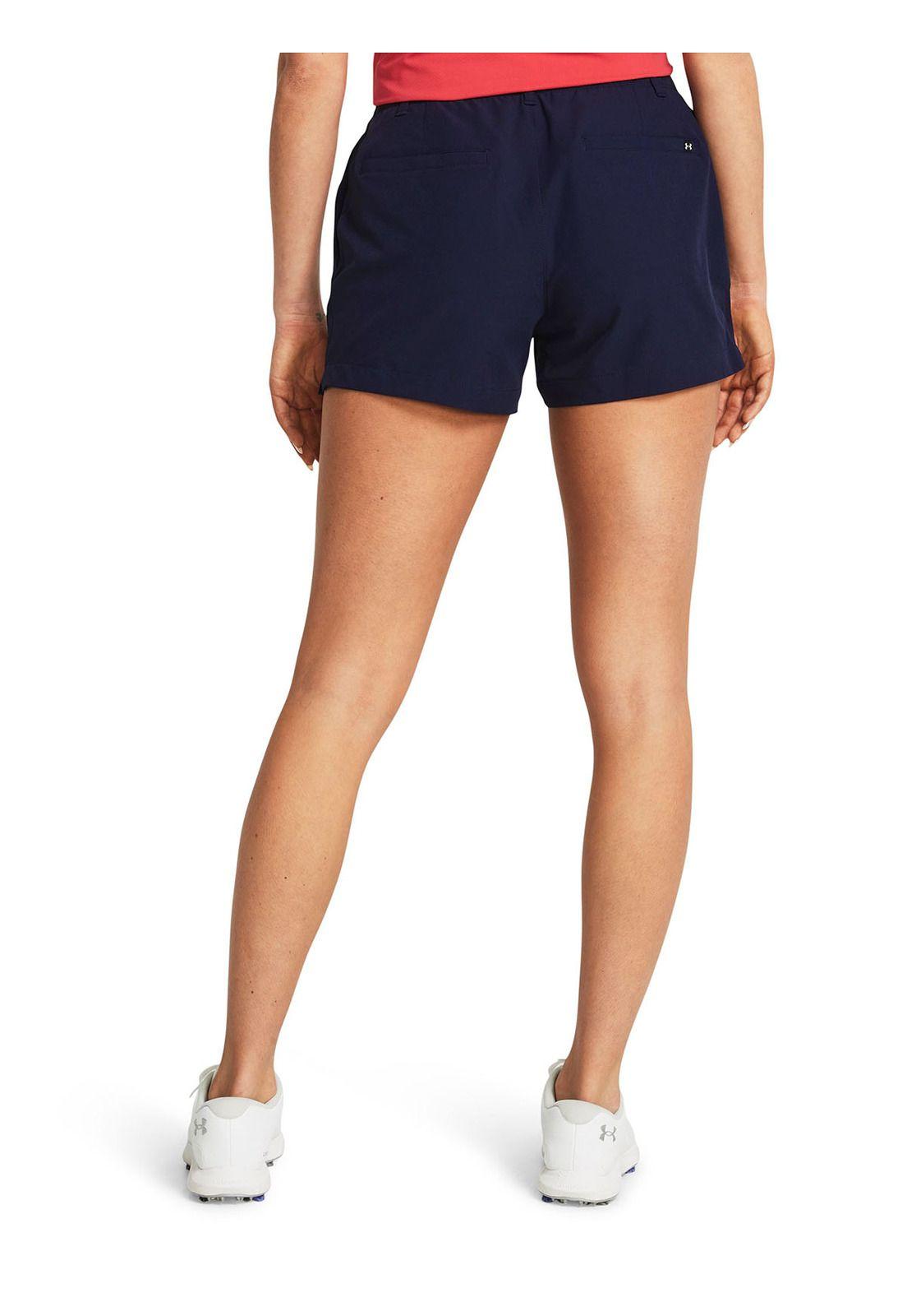 Short Ua Drive 3.5" Azul Para Mujer-4