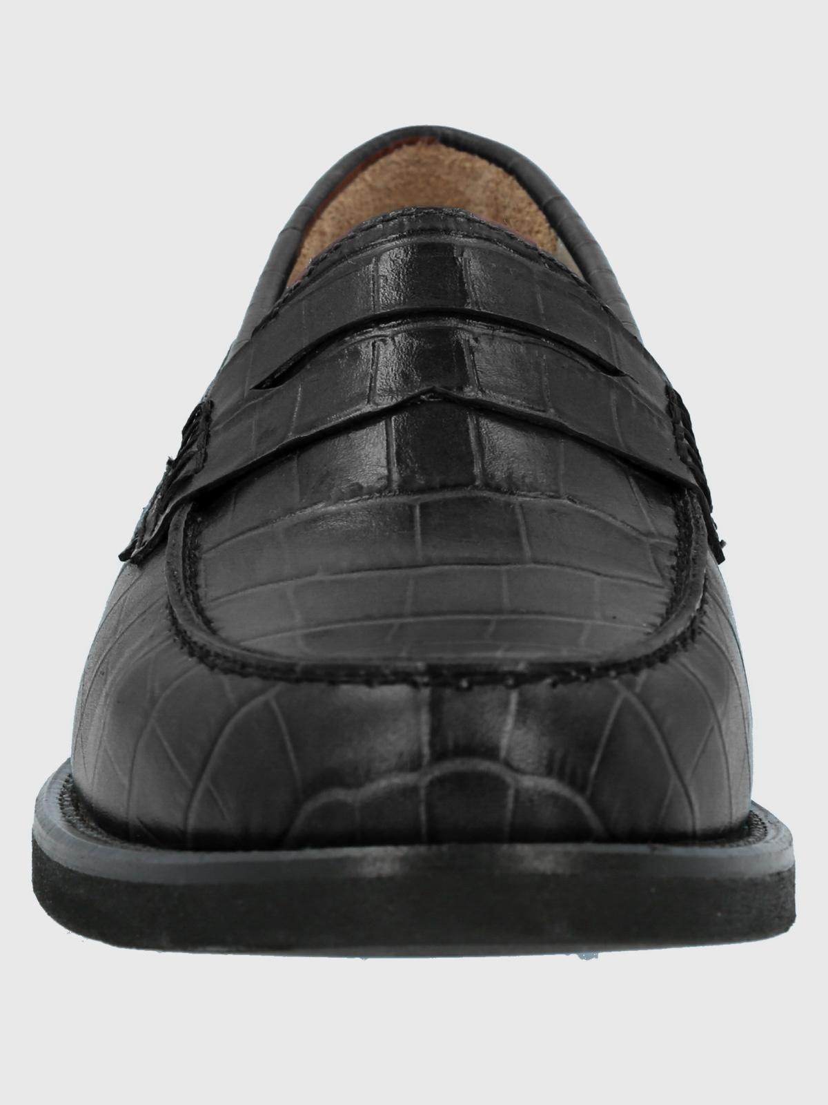 Mocasín Cuero Mujer Uma Negro-3