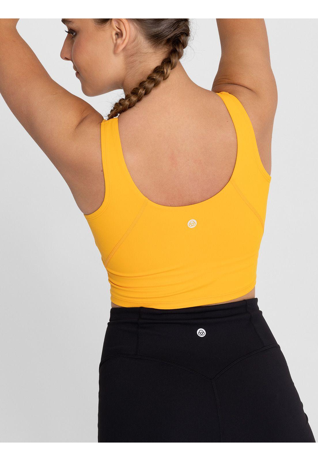 Peto deportivo Mujer Crop Nix Naranja-4