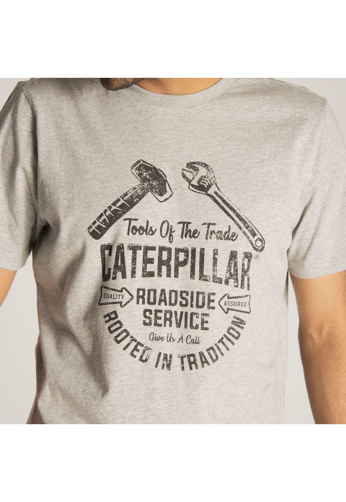 Polera M/C Hombre Roadside Service Tee Gris-4