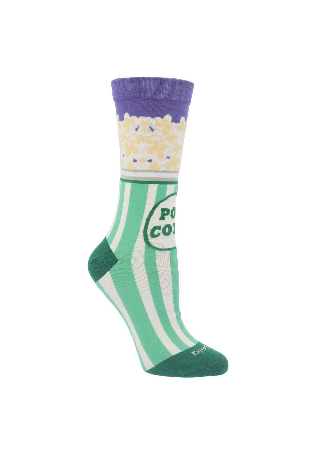 Pack 2 Calcetines Mujer Popcorn Multicolor-2