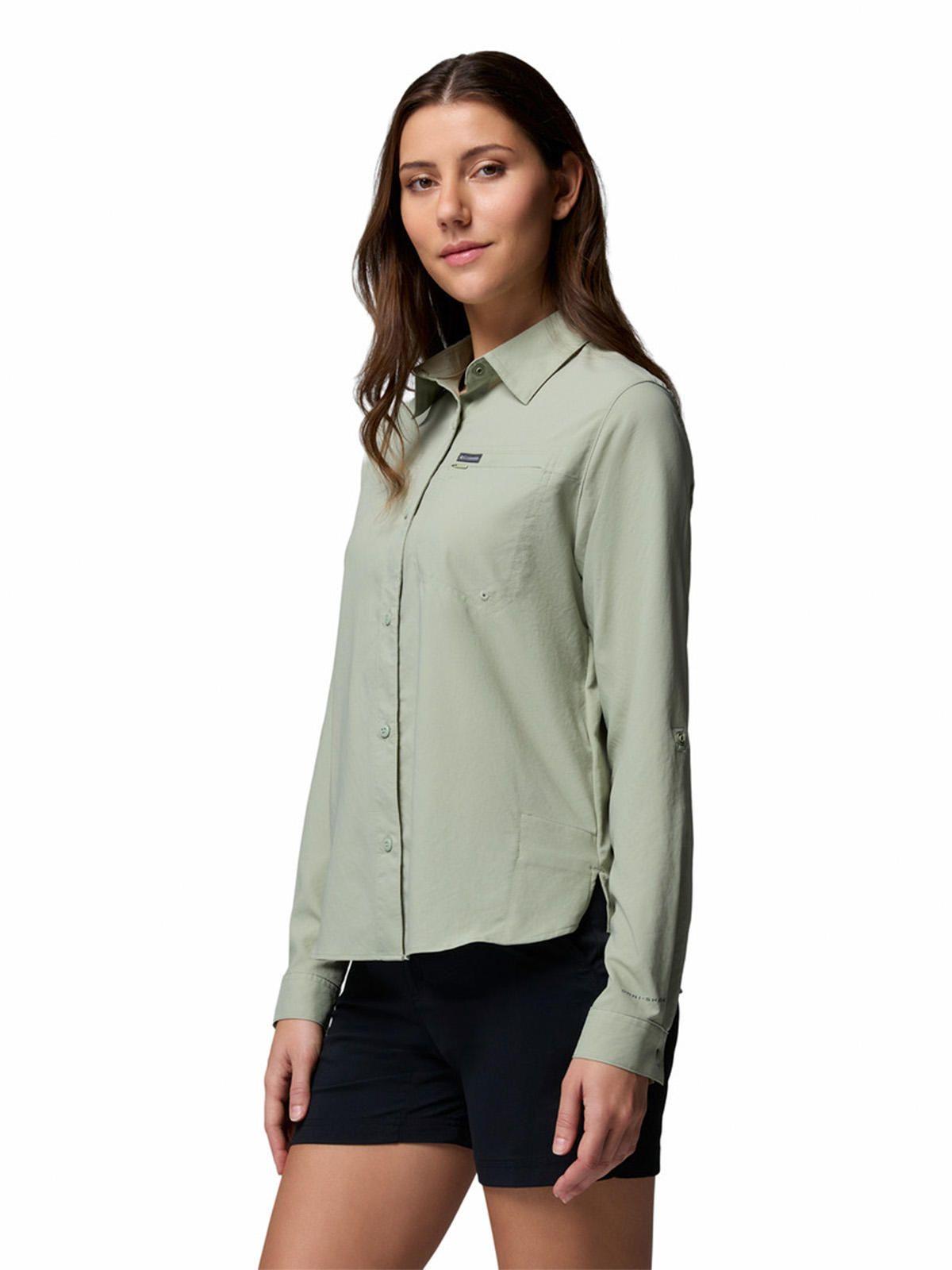 Blusa ML Mujer Silver Ridge Utility Beige-3